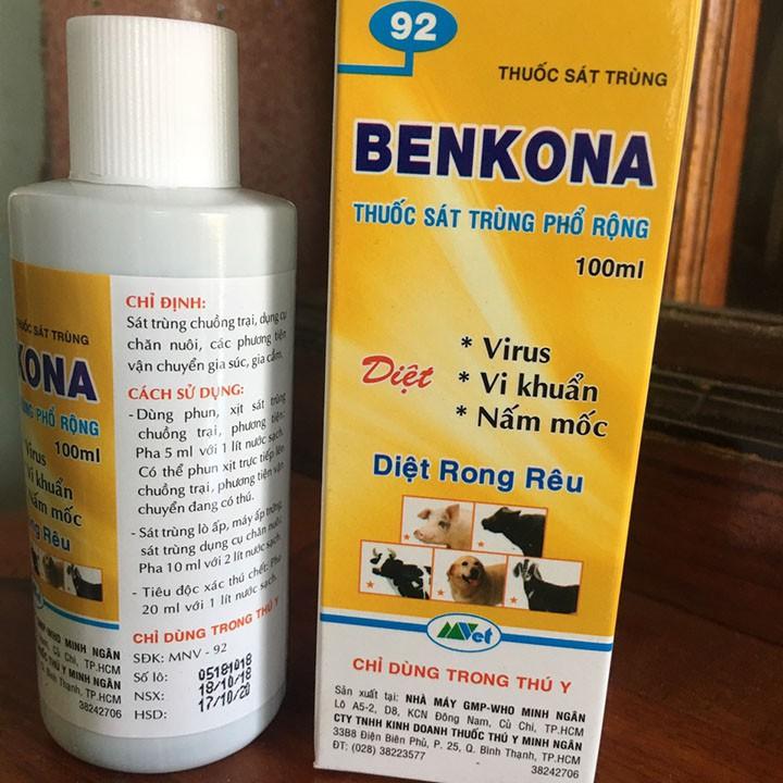 BEKONA thuốc sát trùng phổ rộng chai 100ml