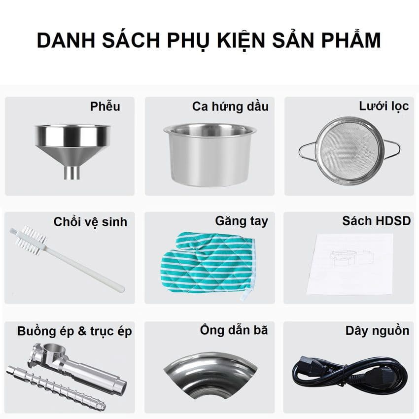 Máy ép dầu ăn thực vật dùng trong gia đình thương hiệu Mỹ cao cấp Septree X6 - Công suất 1150W - Hàng chính hãng (BH 1 NĂM)