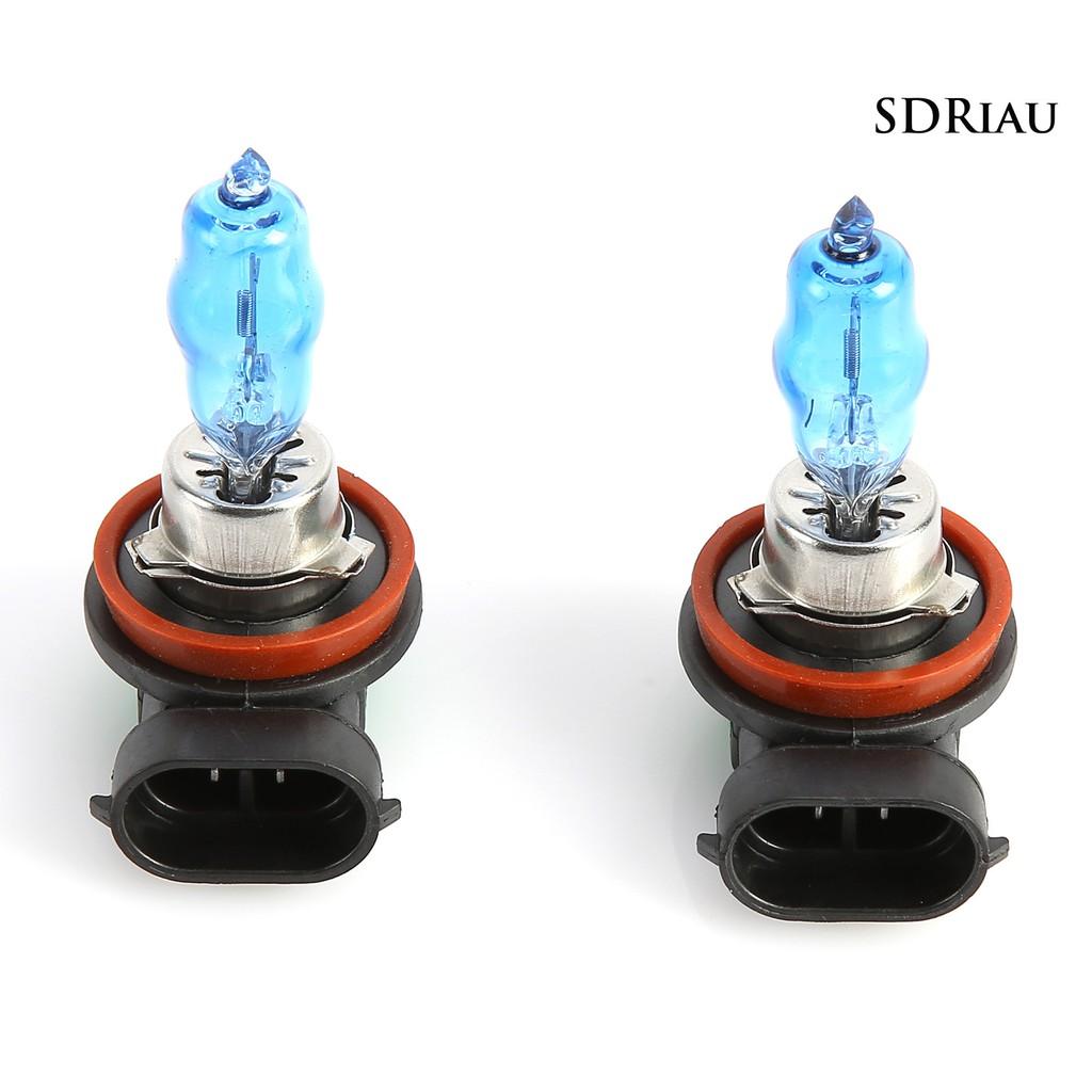 Set 2 Đèn Pha H11 12v 100w 6000k Siêu Sáng Dành Cho Ô Tô / Xe Tải