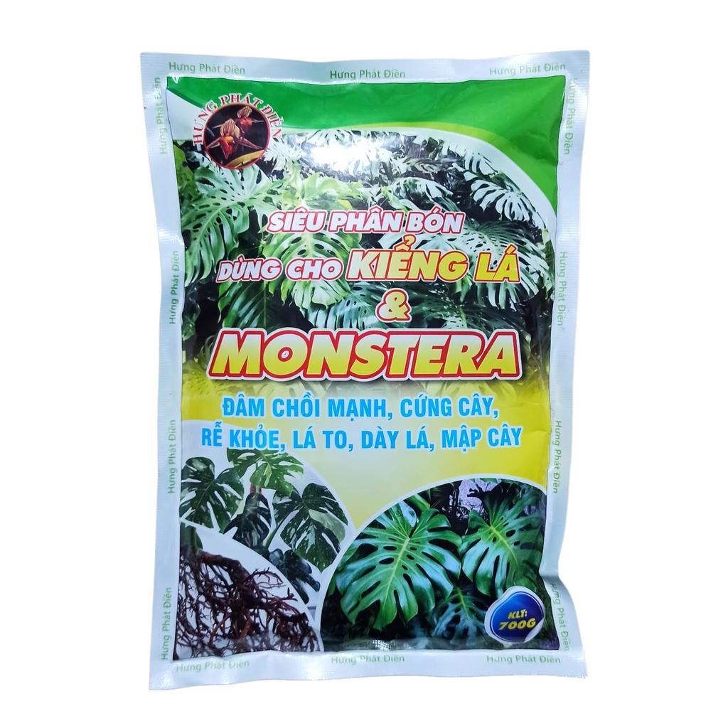 Siêu Phân Bón Dùng Cho Kiểng Lá &amp; Monstera - Hữu cơ tan chậmGói 700Gr