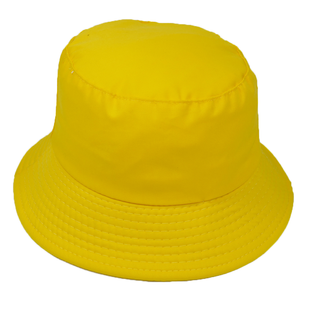 Mũ tai bèo bucket con vịt màu vàng Hạnh Dương thêu độc đáo, dễ thương, vành rộng chống nắng tốt, chất liệu vải mềm mại - Vàng