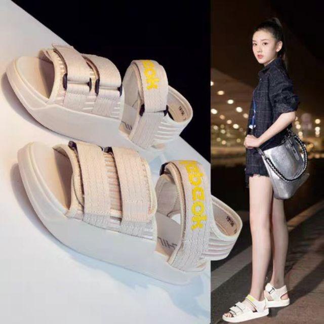 Giày sandal đế bánh mỳ 2 quay ngang