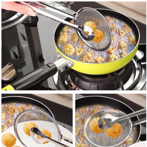 Dụng cụ gắp chiên,kẹp thức ăn đa năng siêu tiện lợi- GD410-KepChaGio