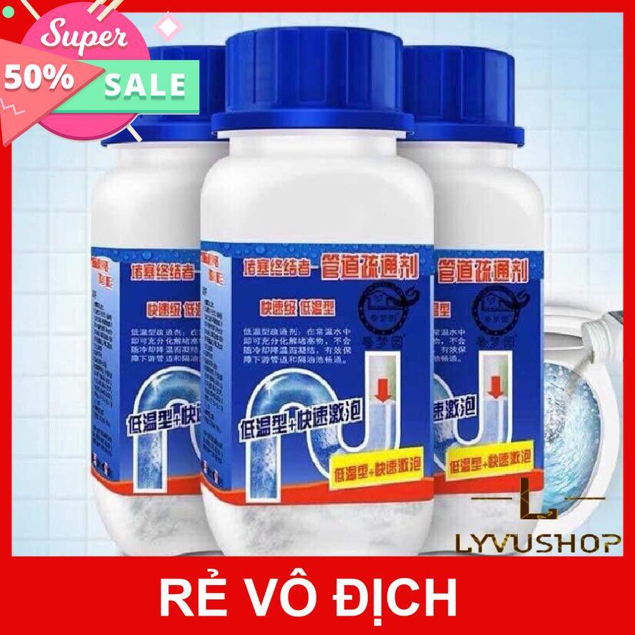 Bột Thông Tắc Cống, Đường Ống, Bồn Cầu, Bồn Rửa Mặt..Xử Lý Triệt Để Cặn Bã, Chất Thải Hữu Cơ