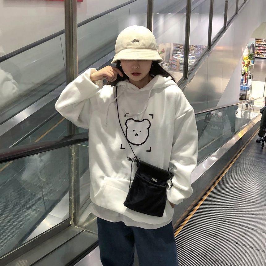 Áo Hoodie nam nữ Form Rộng . GẤU BEAR , áo khoác hoodie