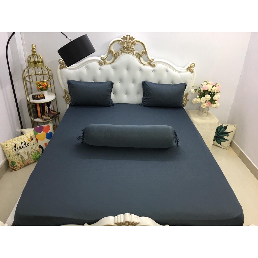 Bộ Drap Thun Hàn Quốc Mát Lạnh Cực Hot ko xù , ko ra màu.