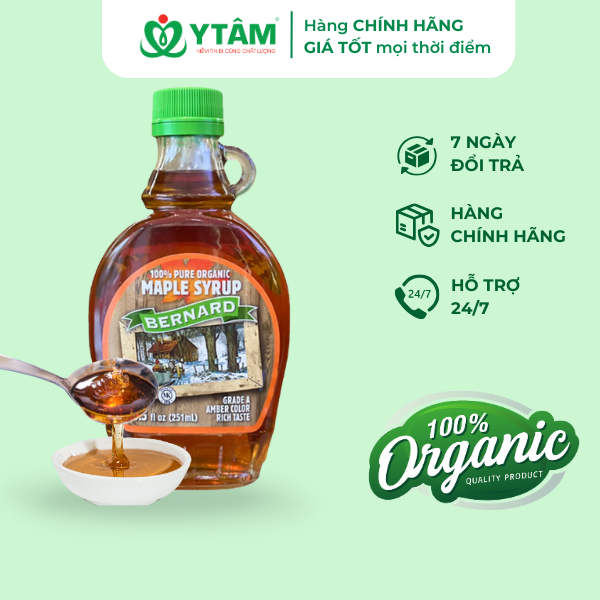 Siro cây phong pure organic BERNARD (251ml)