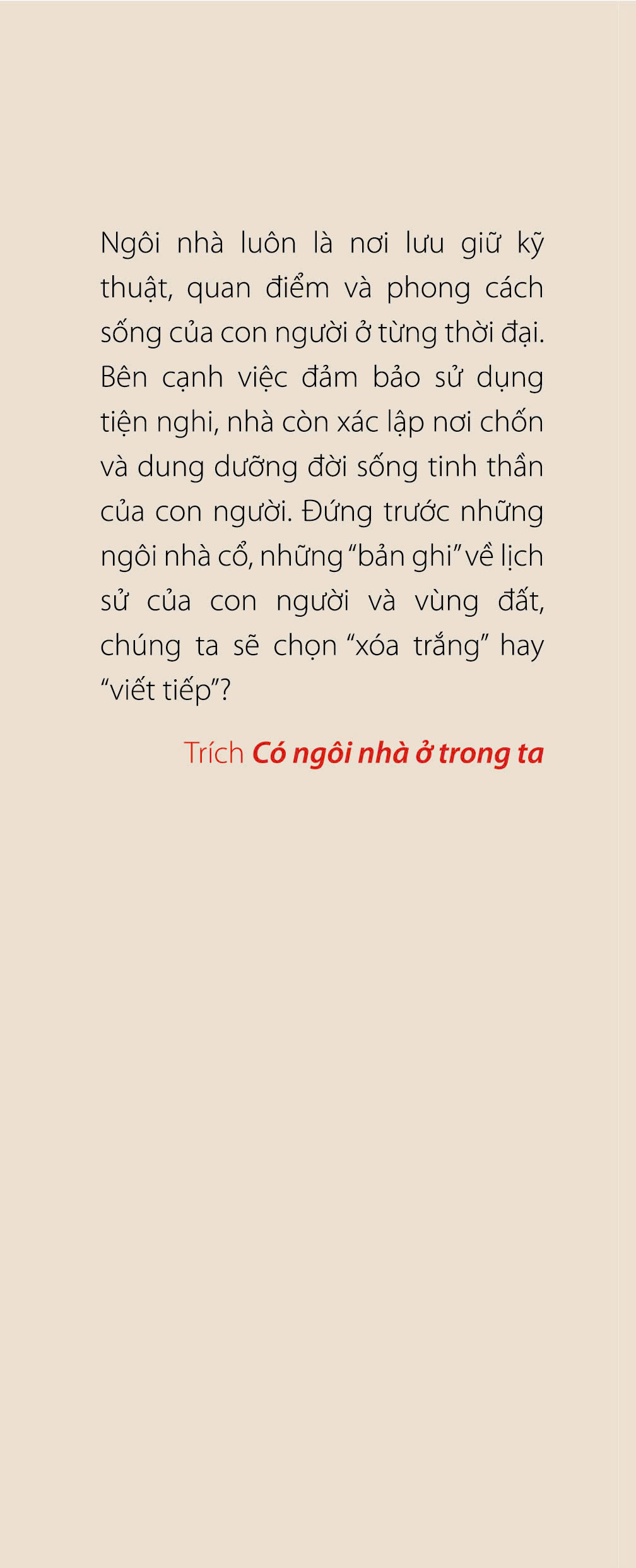 Có Ngôi Nhà Ở Trong Ta - Bùi Thúc Đạt