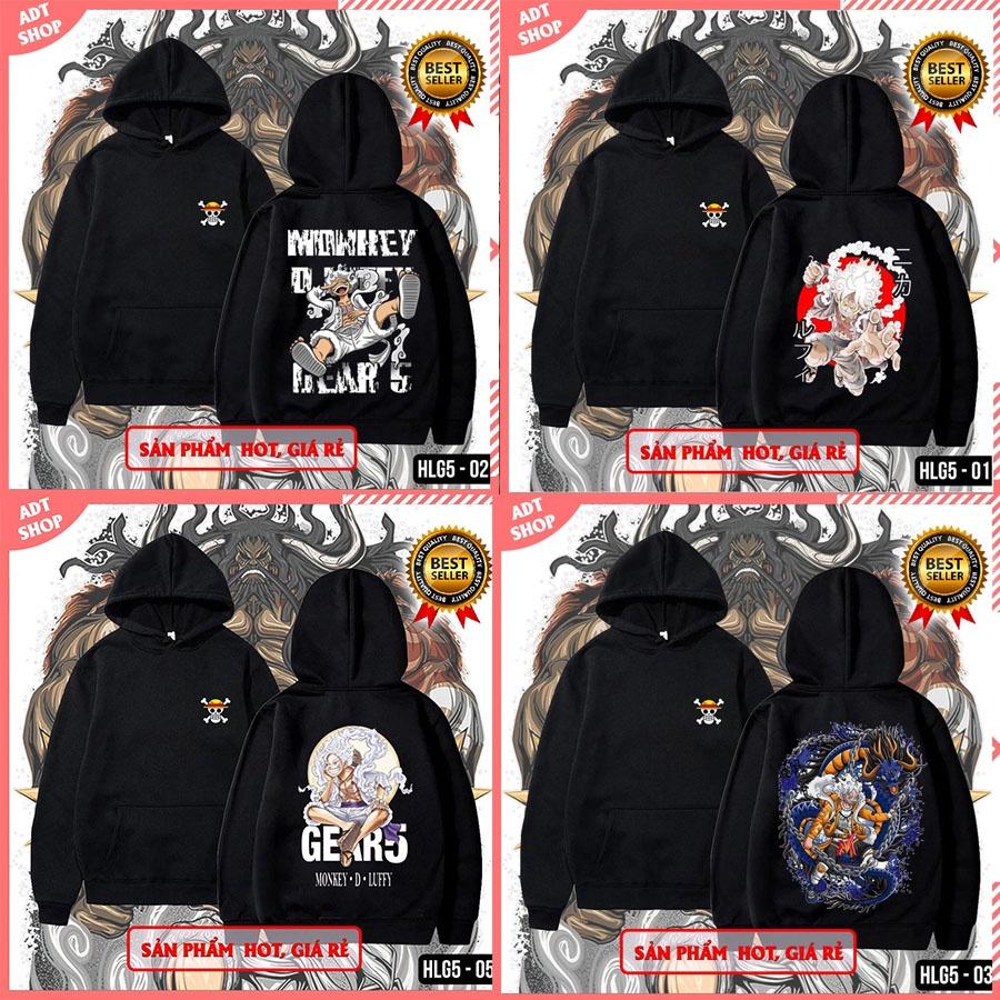 BST Áo Hoodie In Hình Anime One Piece Luffy Gear 5 Nika Joyboyy độc đẹp kèm khuyến mại