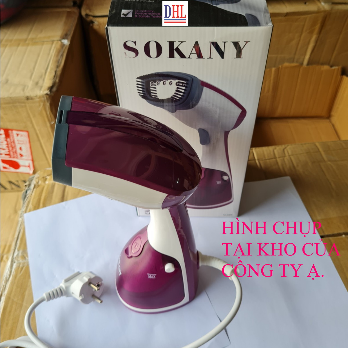 Bàn là bàn ủi hơi nước cầm tay SOKANY AJ-2205 công suất 1200W hàng chính hãng