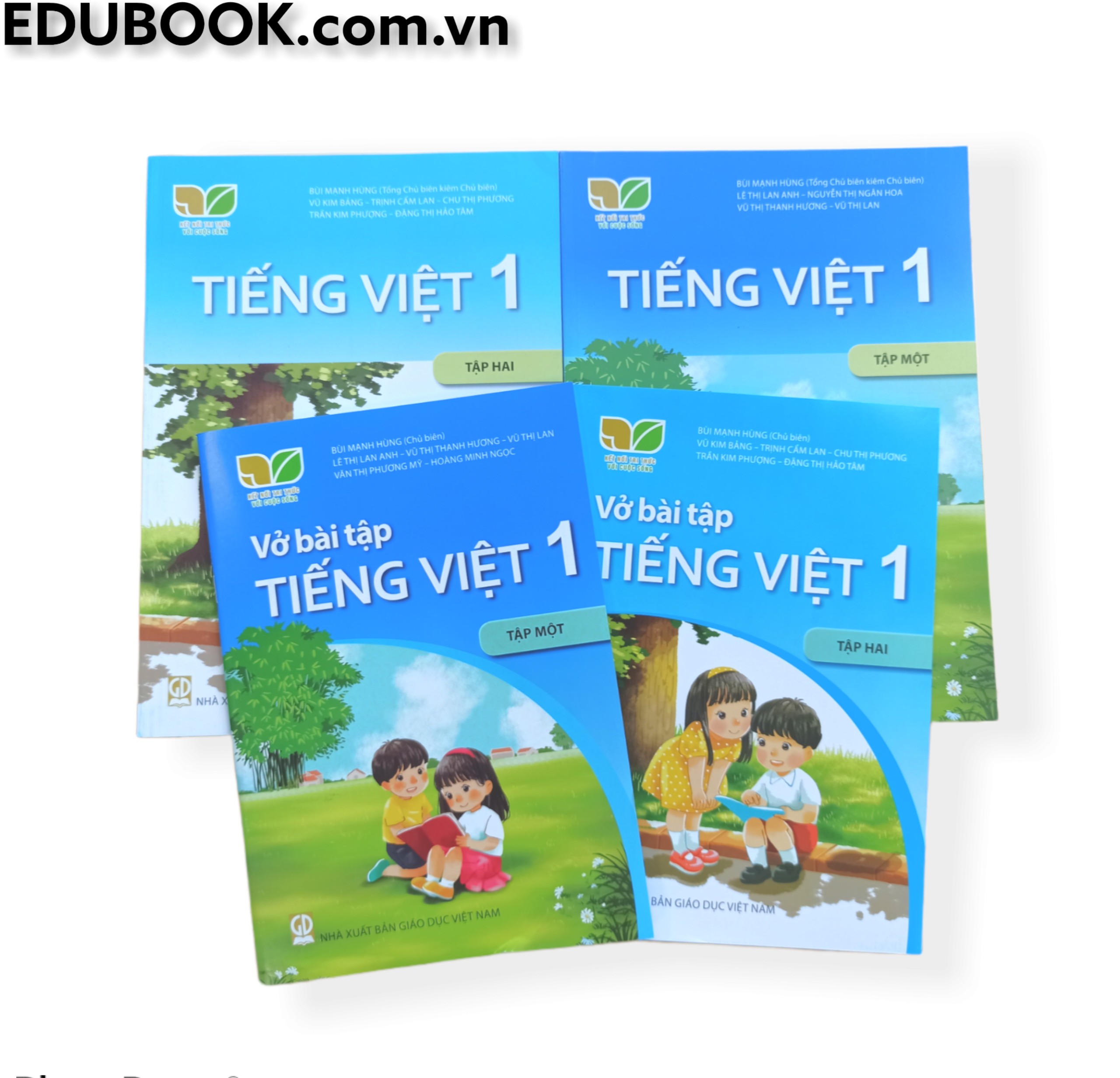 Combo 6 cuốn sách Tiếng Việt lớp 1 tập 1+2 (Kết nối tri thức với cuộc sống)