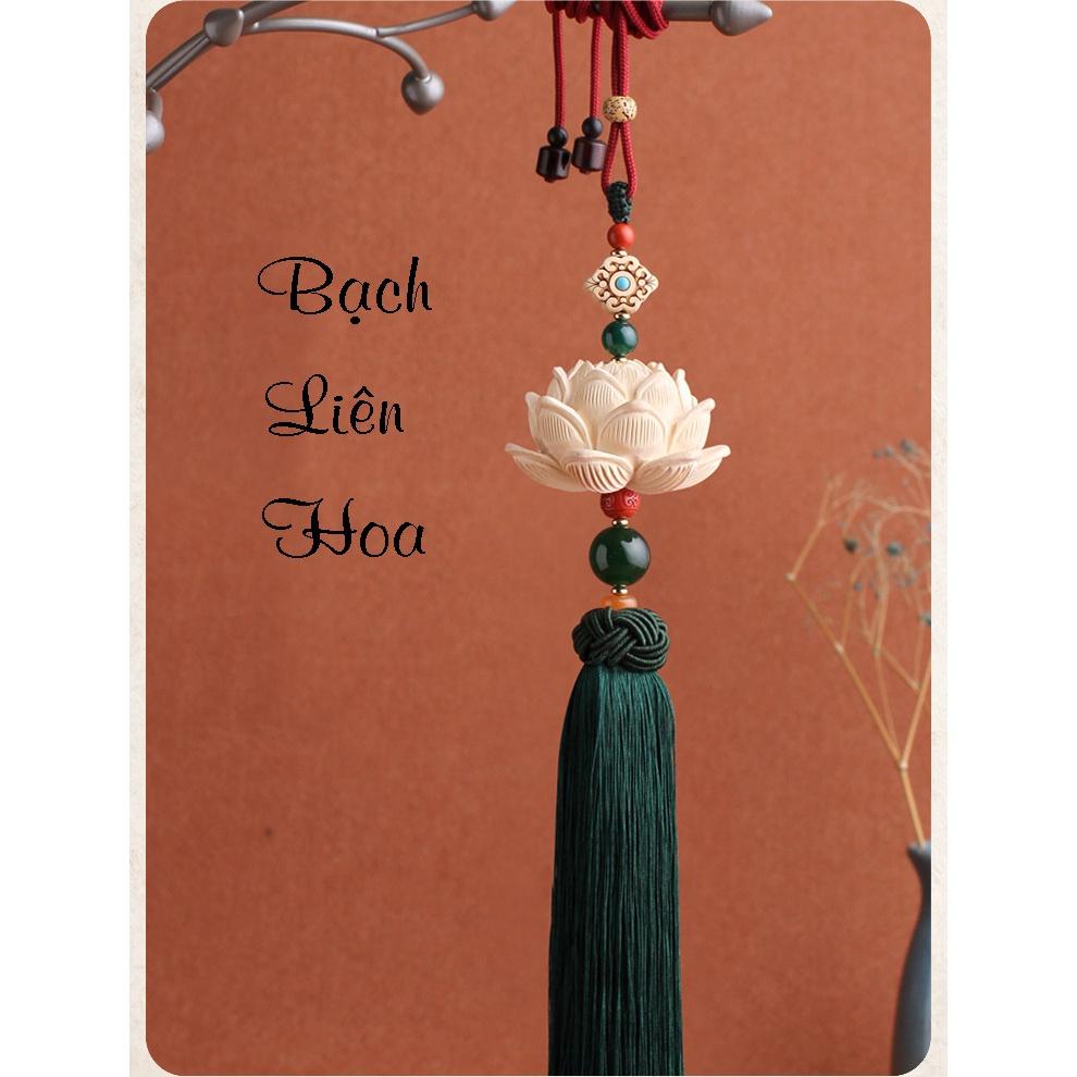 Khánh Treo gương ô tô Hoa Sen Gỗ Hoàng Dương