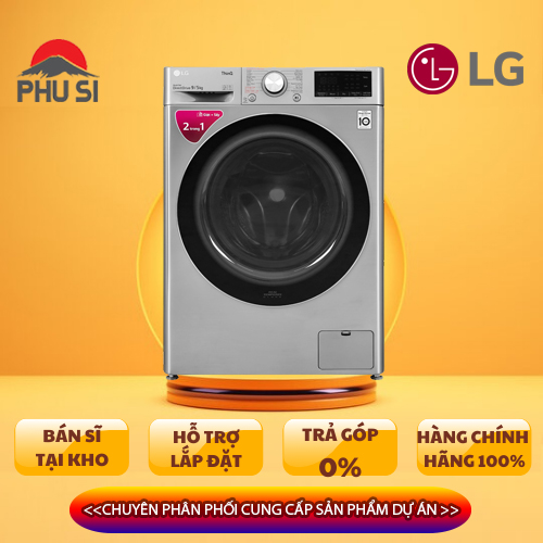 Máy giặt sấy LG Inverter 9 kg FV1409G4V - Hàng chính hãng