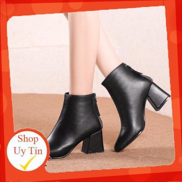 Boot da nữ công sở chất da đẹp