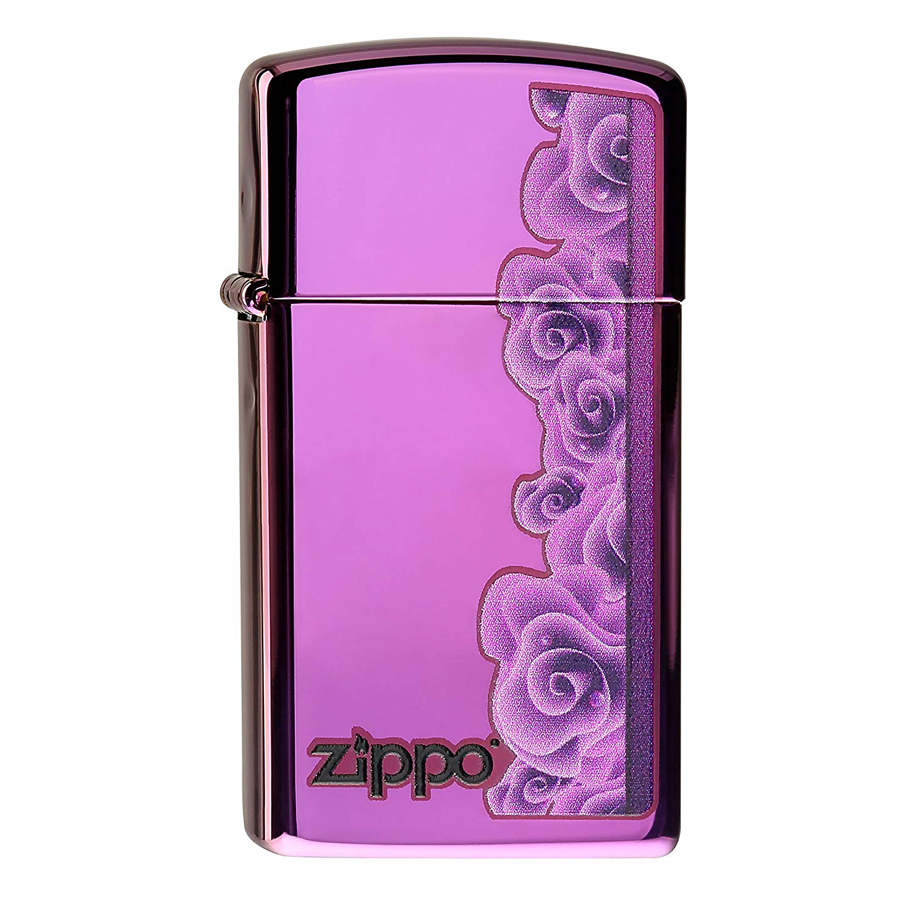 Bật Lửa Zippo 28124 Purple Roses