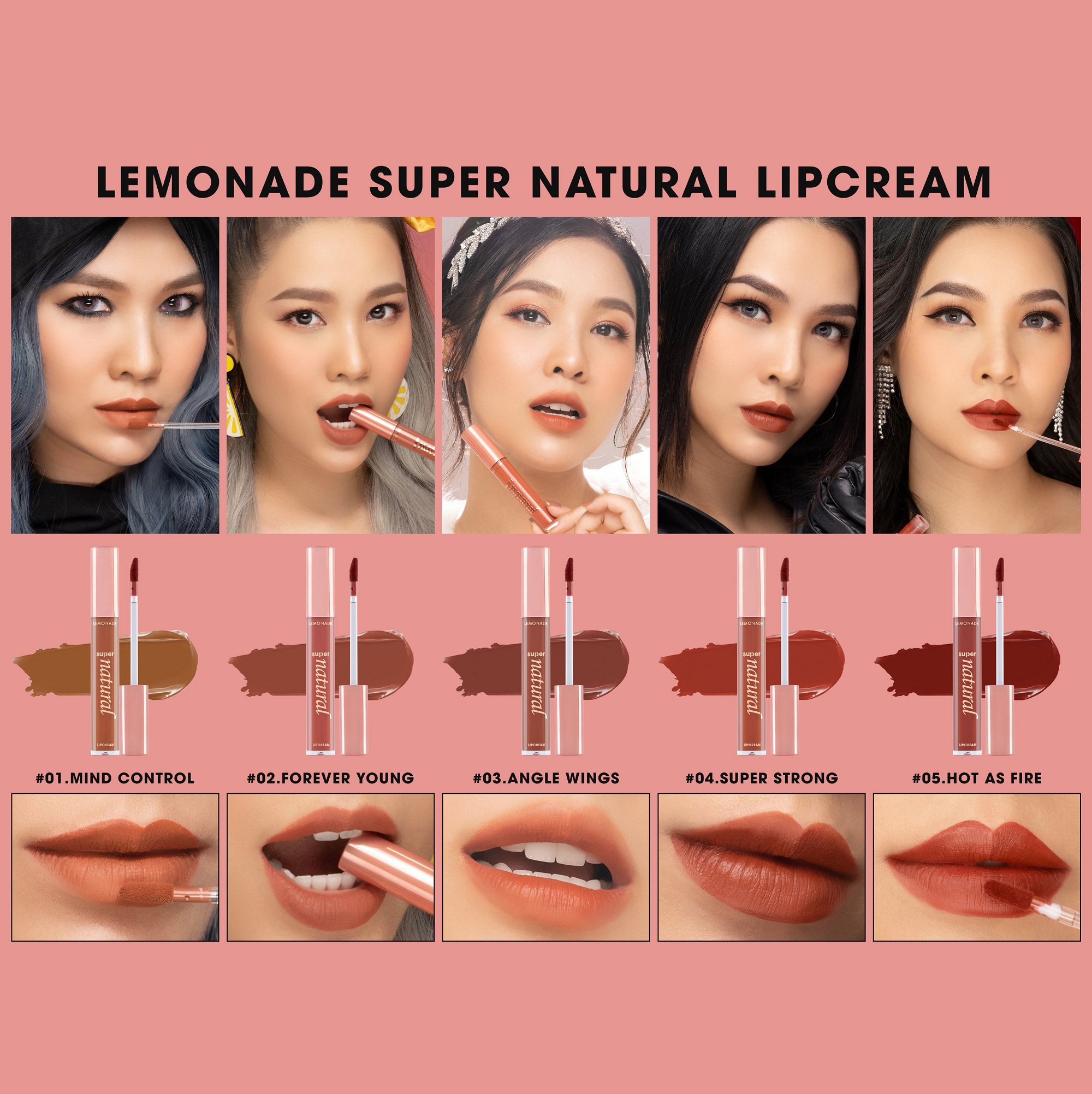 Son Kem Lì Lemonade Super Natural Matte Lipcream 5g