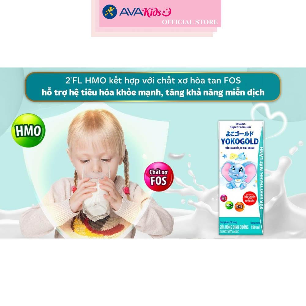 Lốc 4 hộp sữa pha sẵn Vinamilk YokoGold 180 ml (từ 1 tuổi)