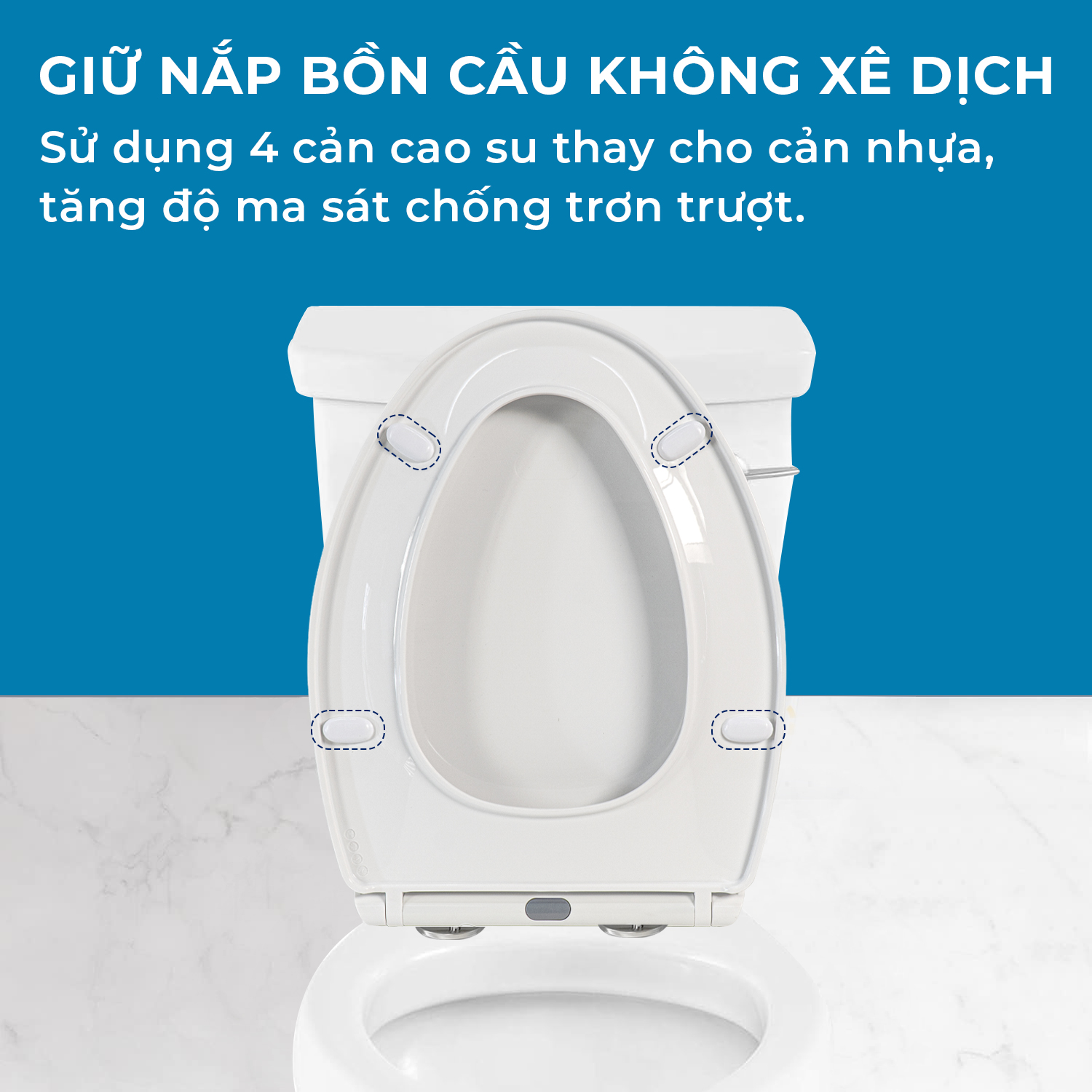 Nắp bồn cầu đóng êm PEGA Bidet dòng PP ECO chất lượng, kinh tế, dễ lau chùi, gắn được cho nhiều loại bồn cầu thông dụng