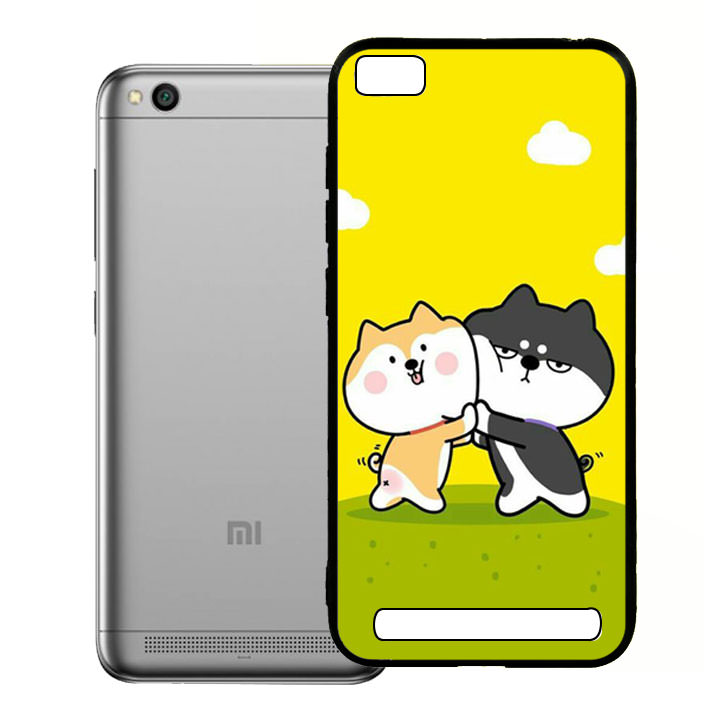 Ốp lưng viền TPU cho điện thoại Xiaomi Redmi 5A - Couple 02