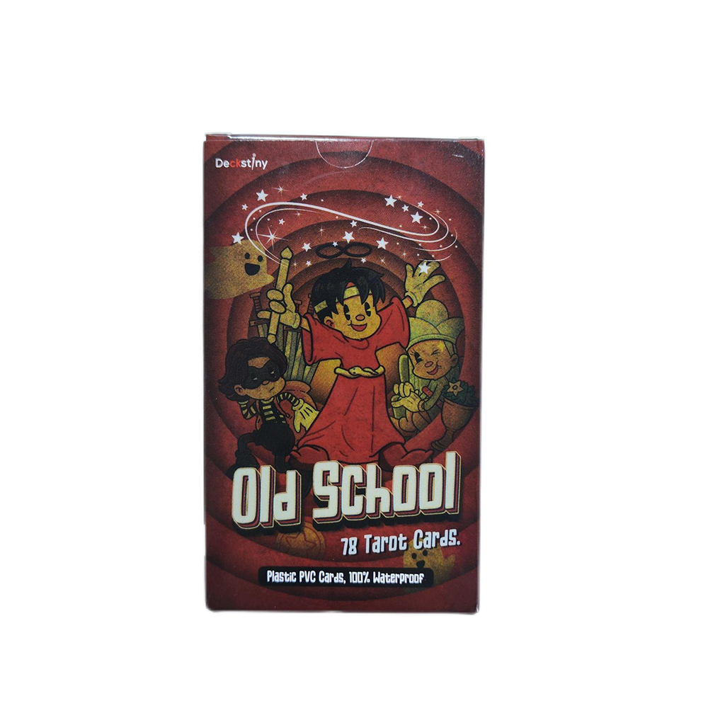 Bộ Bài Old School Tarot 7x12 Cm Tặng Đá Thanh Tẩy