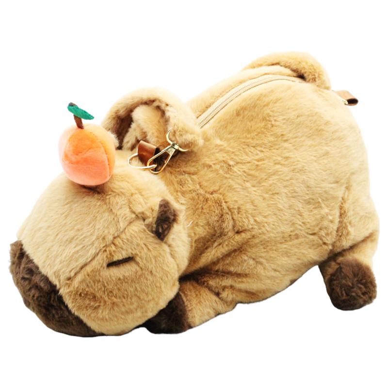 Túi Vải Hình Capybara - WanLongDa 70-3 - Màu Nâu