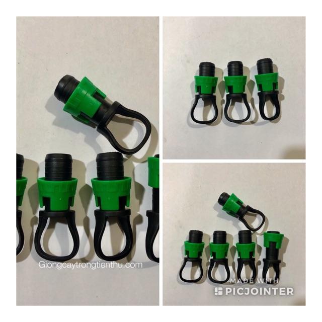 SET 10 CÁI CÚT BỊT NỐI NHANH DÙNG BỊT ĐẦU CUỐI DÂY TƯỚI NHỎ GIỌT,PHUN MƯA ỐNG 16mm