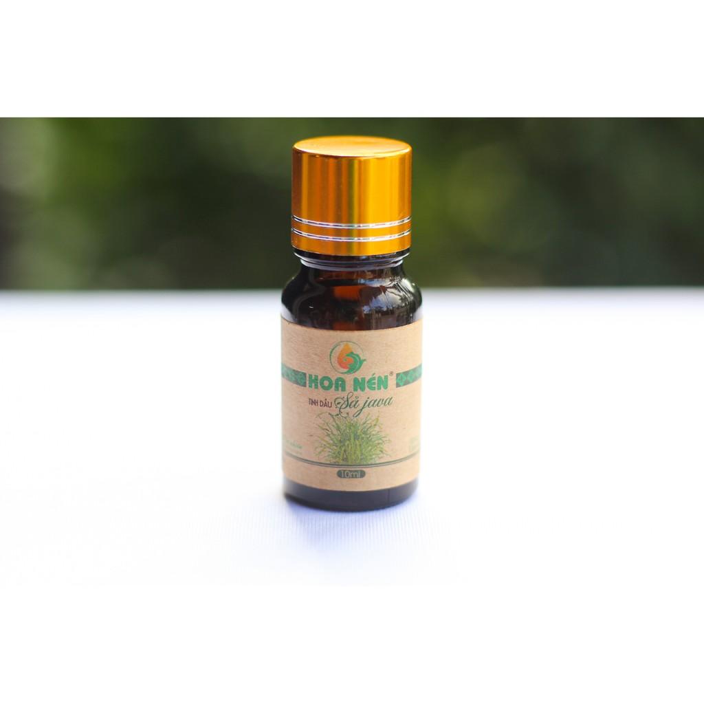 Tinh dầu Sả Java nguyên chất Hoa Nén 3ml - Đuổi muỗi, khử mùi, an toàn sức khoẻ