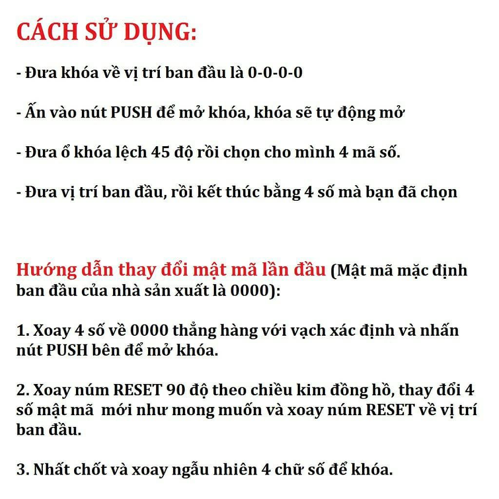 KHÓA MẬT MÃ CAO CẤP CÔNG NGHỆ MỸ