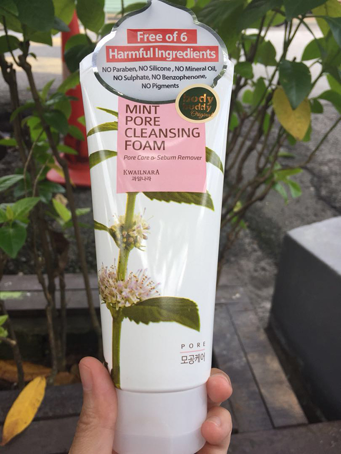 mint pore cleansing foam