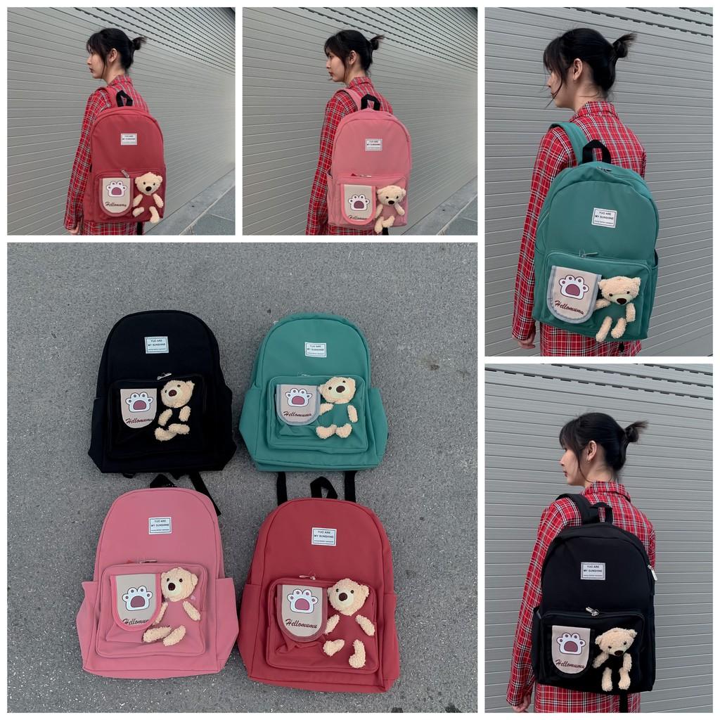 Balo Ulzzang chống nước, Phong Cách Hàn Quốc Siêu Đẹp Cực Dễ Thương,