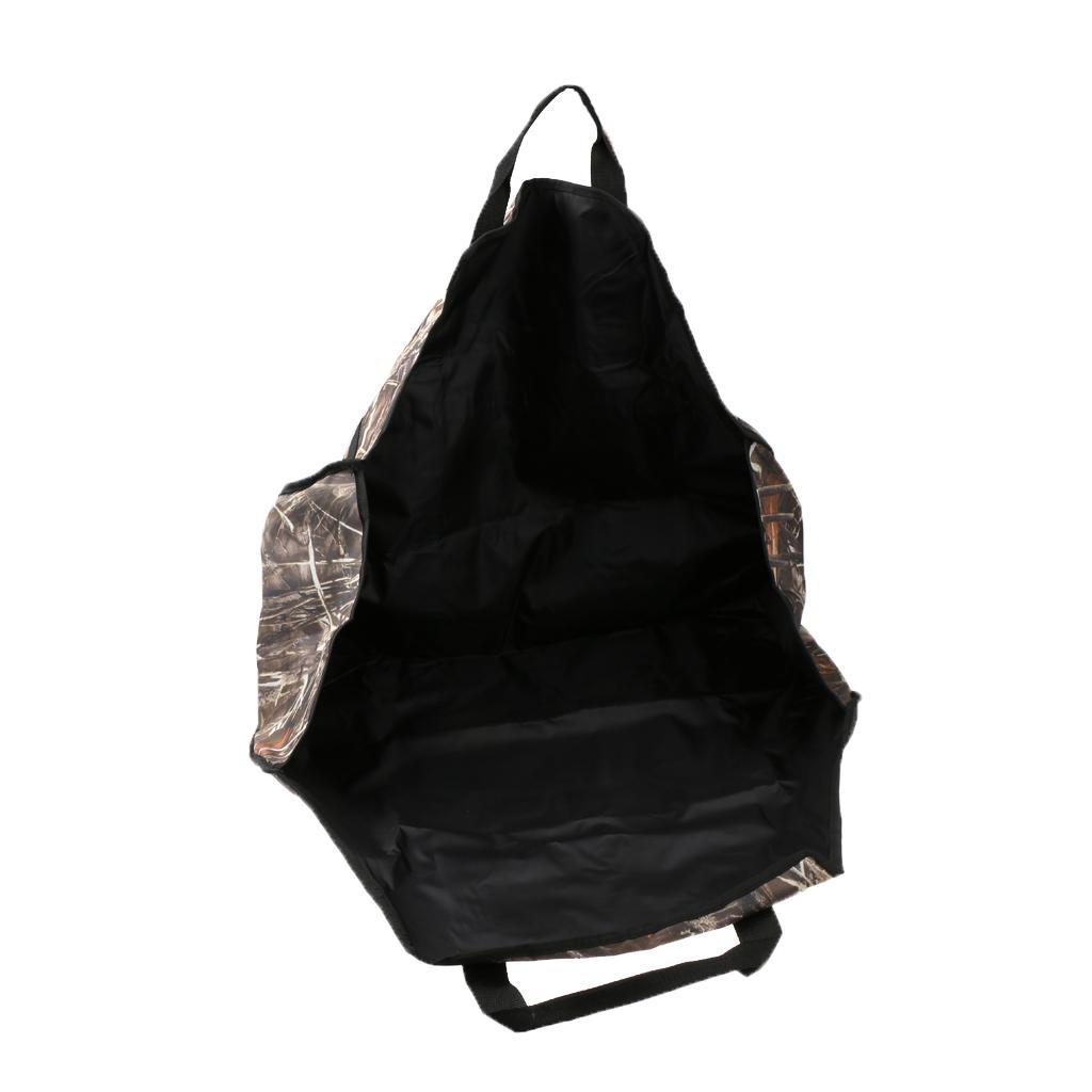 Camo Firewood Log Tote Wood Carrier Bag Holder Heavy Duty Fireplace Caddy