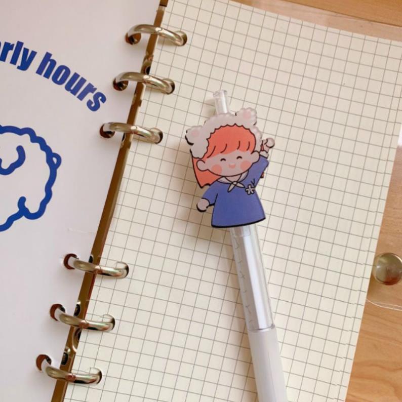 Bút bi mực đen mẫu dễ thương cho học sinh sinh viên phong cách Cute