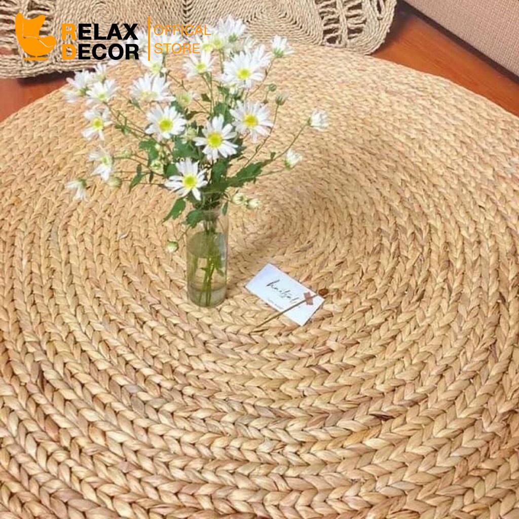 Thảm Lục Bình Tròn Trang Trí Nhiều Kích Thước