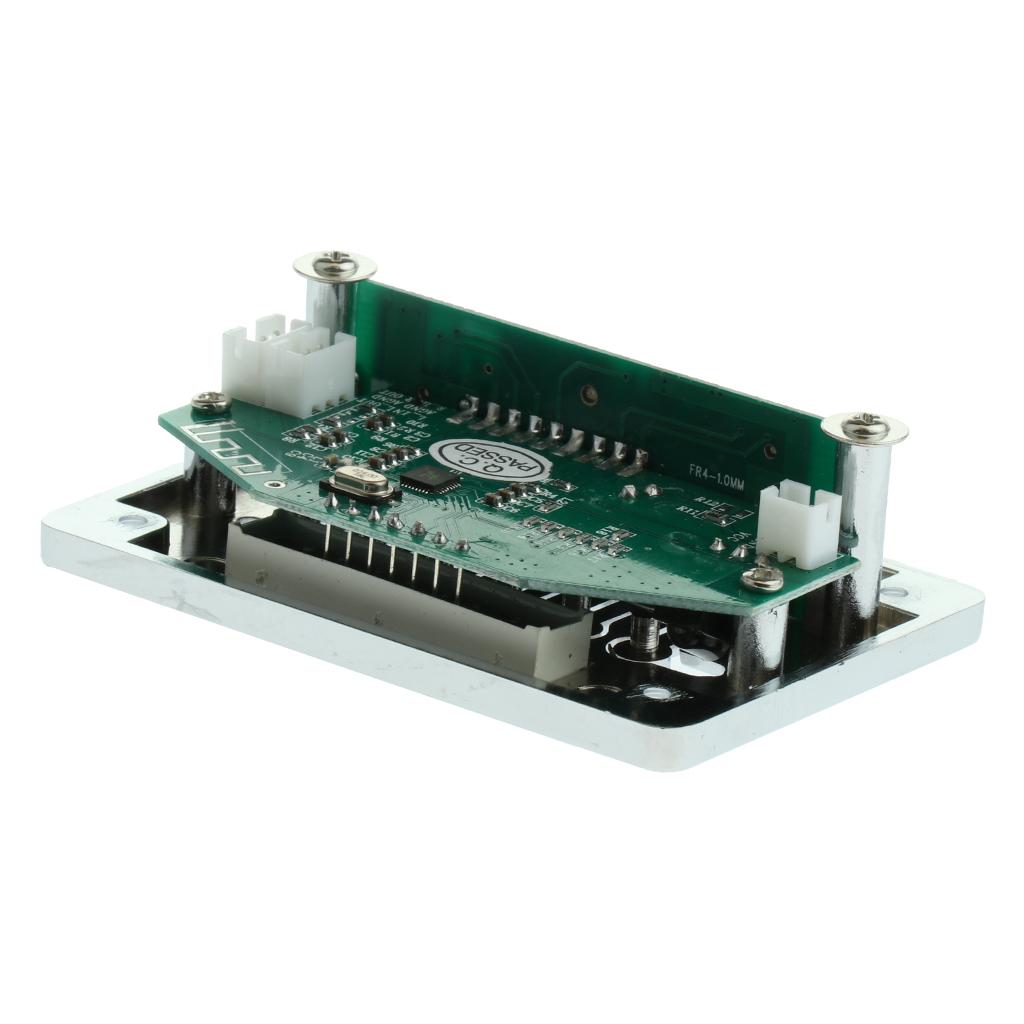 12V Car Wireless Bluetooth MP3 Board Audio Module MMC USB TF AUX FM