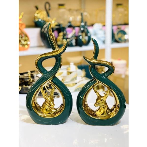 TƯỢNG SỨ DECO TRANG TRÍ ĐẸP SANG HOT