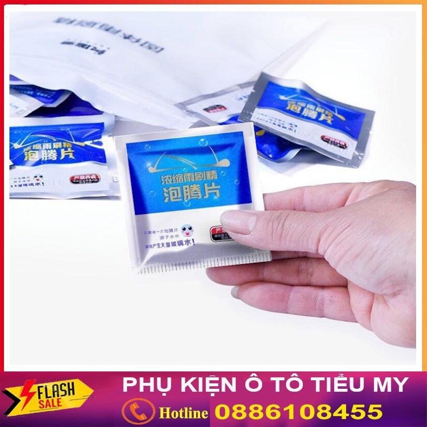 Combo 5 Viên sủi rửa kính xe ô tô chuyên dụng , viên sủi nén 1 viên pha với 4 lít nước