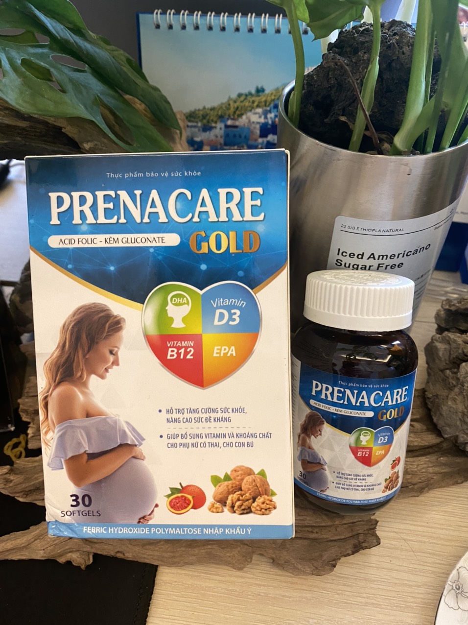 Viên sắt bổ bầu Prenacare Gold (Hộp 30 viên)