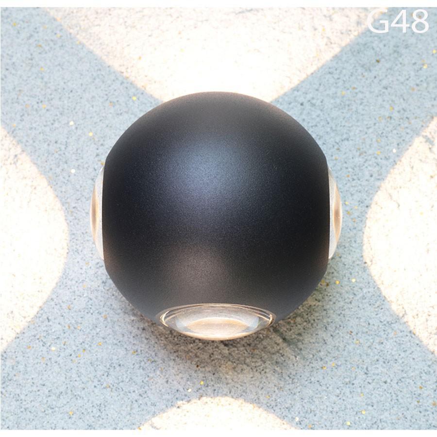 Đèn trang trí hắt tường 4 chiều - 12w chống nước G48