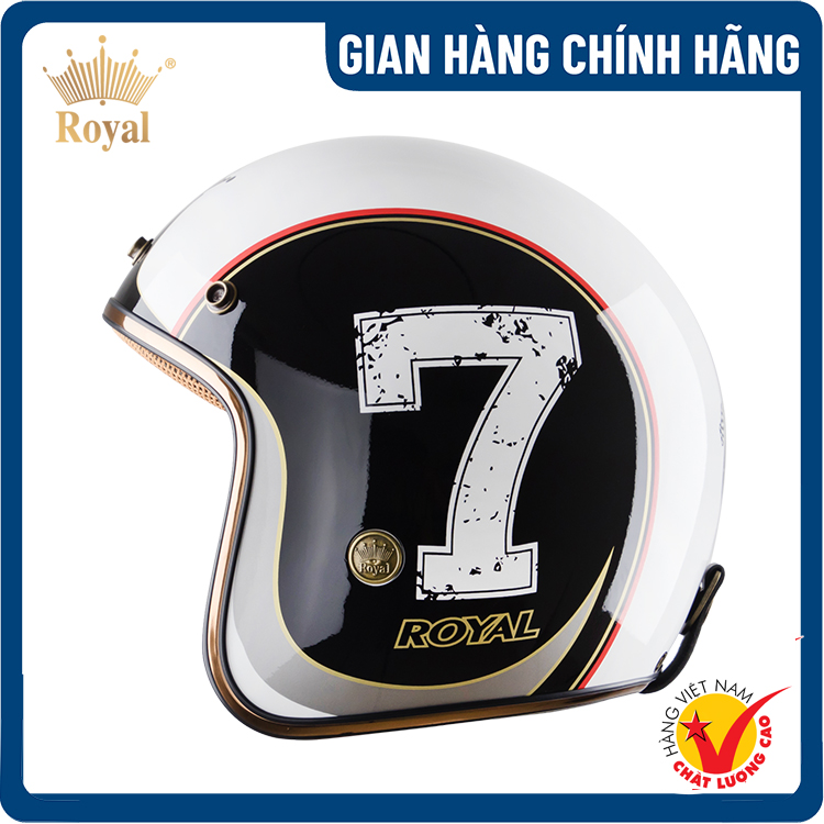 Hình ảnh Nón bảo hiểm 3/4 Royal M20C - Design - Lót nón tháo rời - Hàng chính hãng - Bảo hành 12 tháng