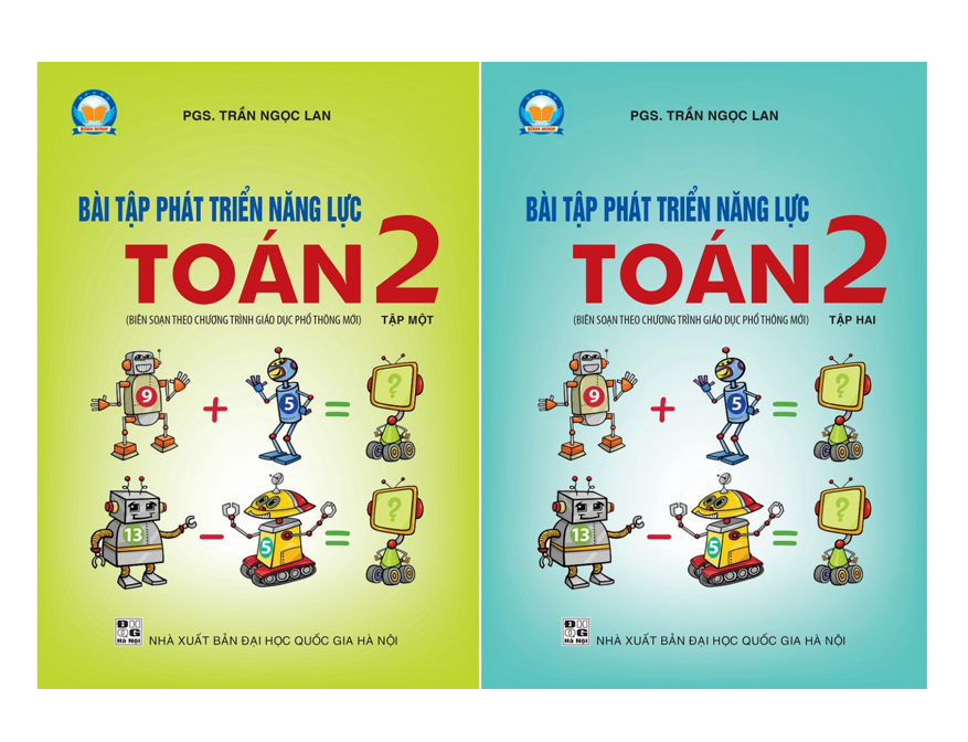 Sách – Combo Bài tập phát triển năng lực Toán 2 Tập 1 + 2