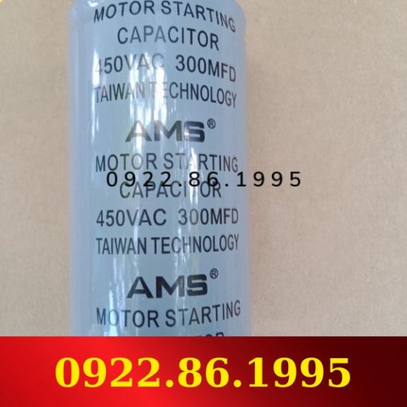 Tụ điện khởi động môtơ 450V - 300uf, 400uf hàng mới về