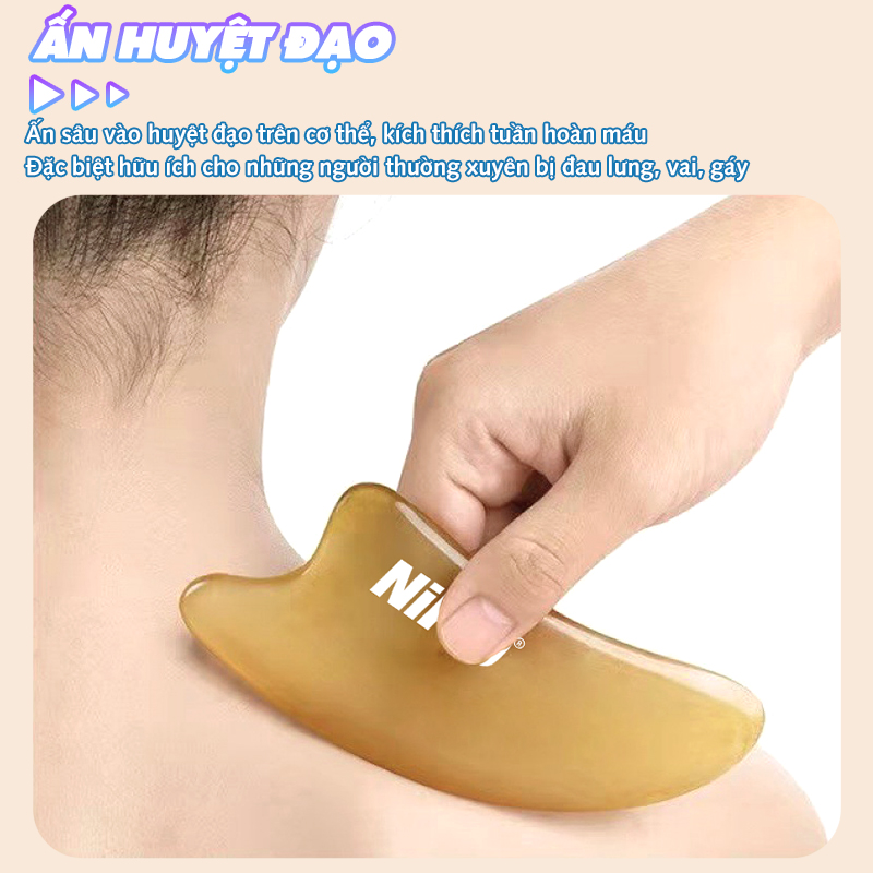 Dụng cụ massage, cạo gió, giải cơ Nikio NK-03C1 - Massage mặt cao cấp, nâng cơ giảm nếp nhăn hiệu quả