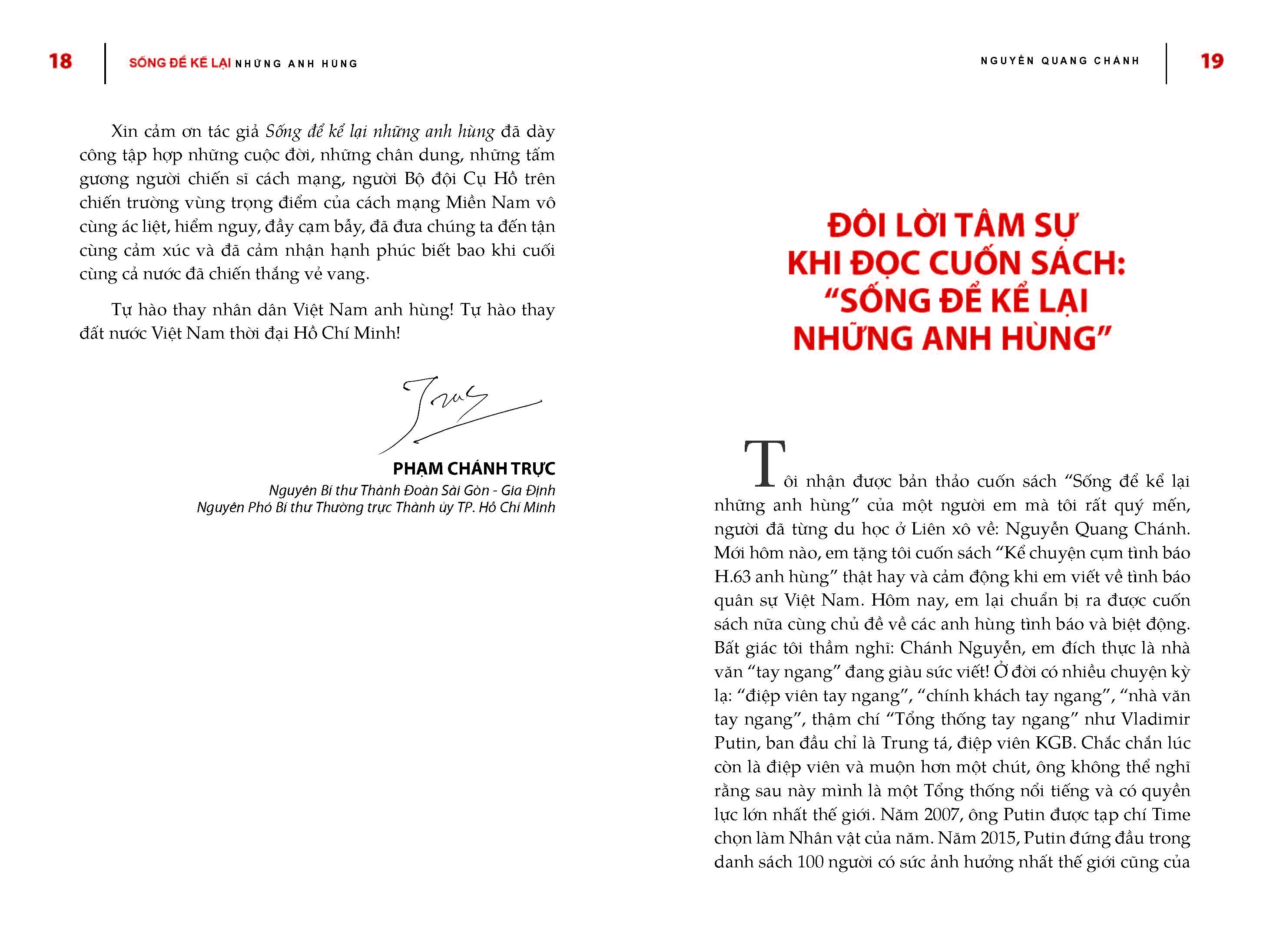 SỐNG ĐỂ KỂ LẠI NHỮNG ANH HÙNG - Câu Chuyện Cảm Động Về Những Người Anh Hùng Cao Thượng, Bình Dị, Sống Mãi Trong Lòng Dân