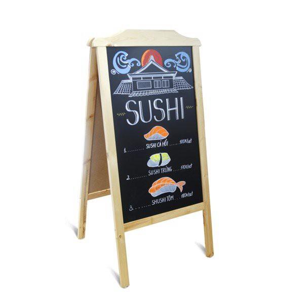 Bảng Menu Hai Mặt Đứng Itala- Kích Thước 60x120cm