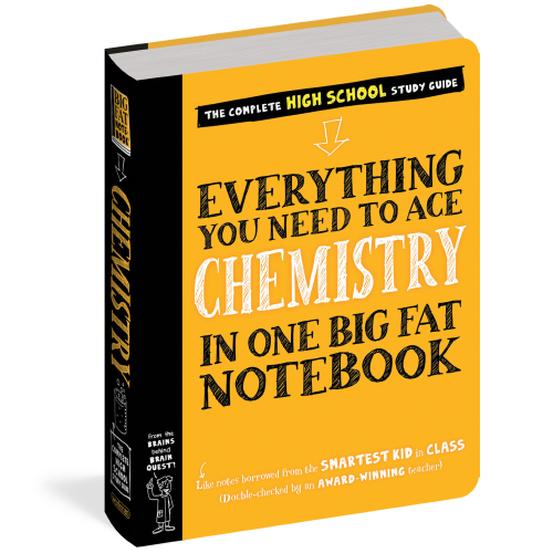 Sách Everything You Need To Ace Chemistry And Geometry Big Fat Notebooks - Tổng Hợp Kiến Thức Hóa Học Và Hình Học Dành Cho Học Sinh Lớp 8 Đến Lớp 12 - Á Châu Books, Bìa Cứng, In Màu