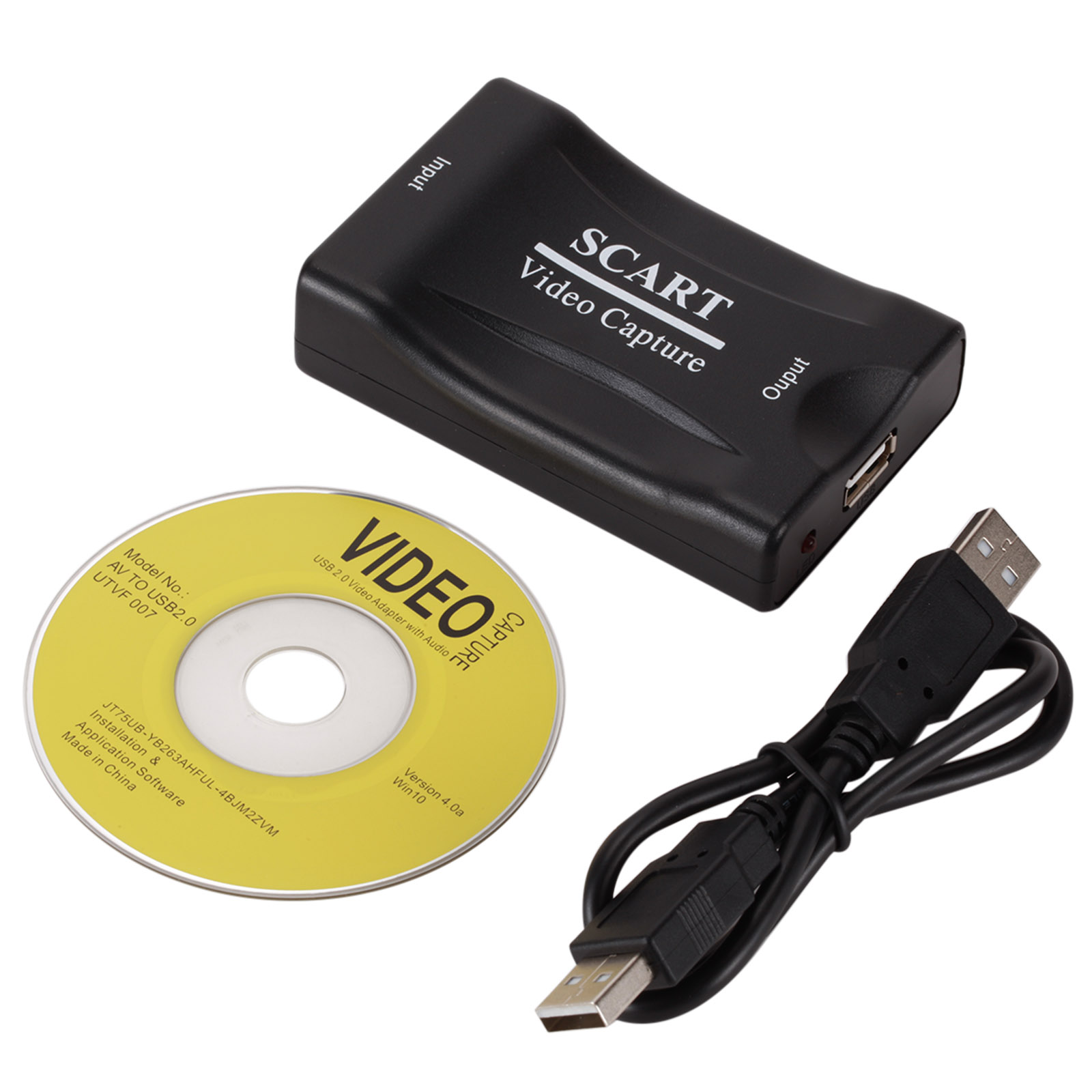Thẻ Ghi Scart Capture1080p USB 2.0 Home Office DVD Grabber Plug And Play