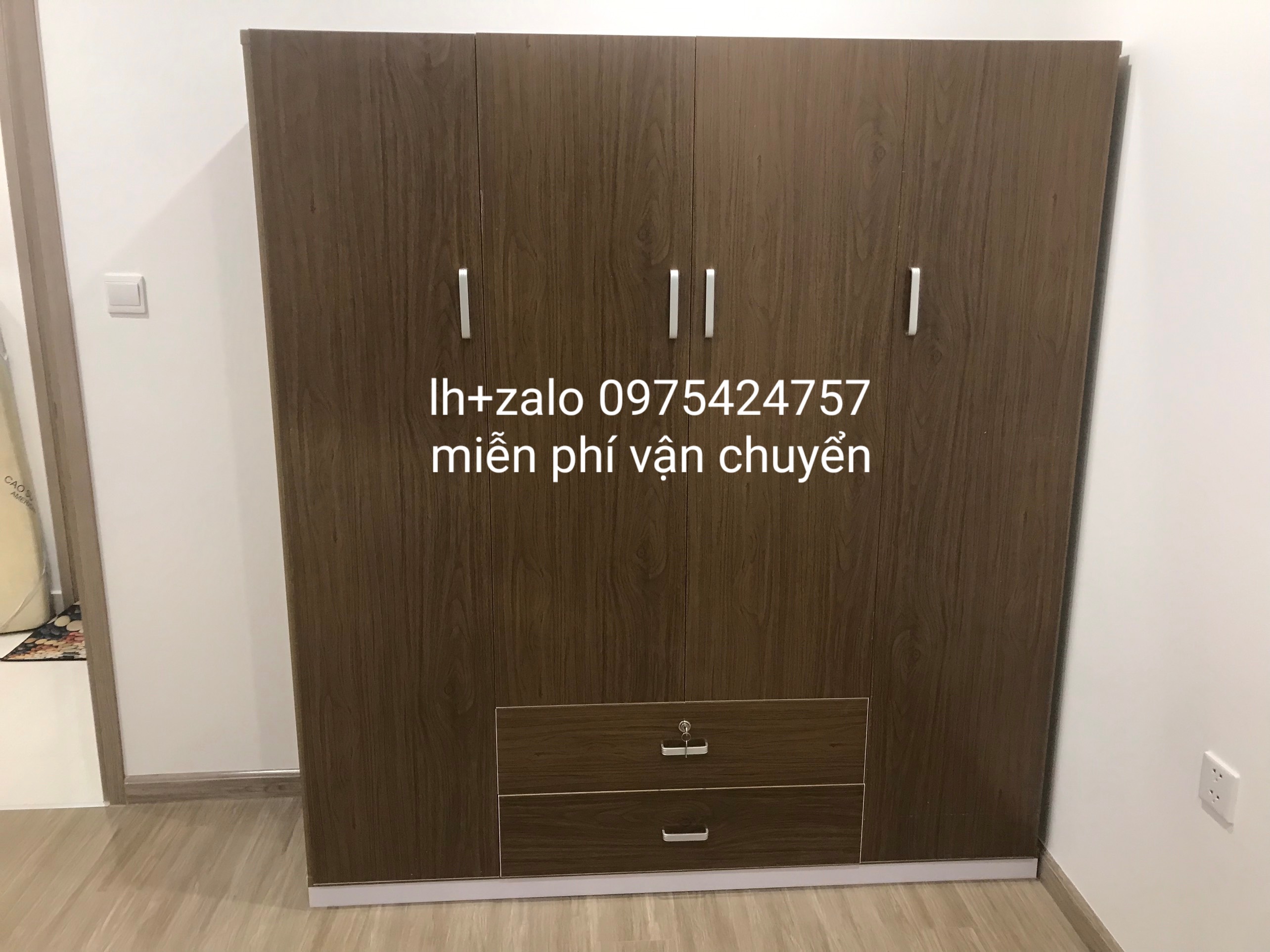 Tủ nhựa đài loan 4 cánh