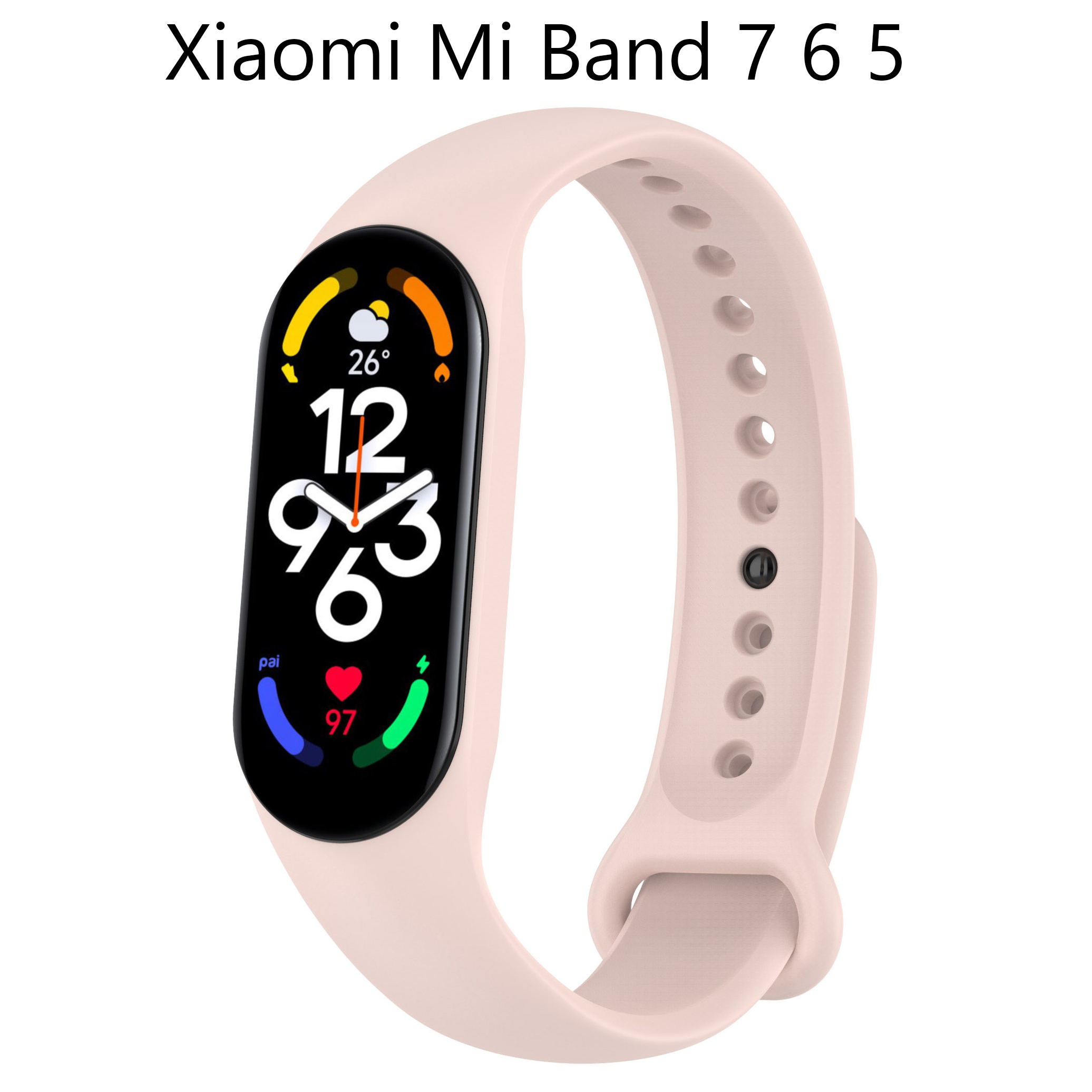 Hình ảnh Dây Đeo Cho Vòng Đeo Tay Thông Minh Xiaomi Mi Band 7 Miband 6 5 TPU Dẻo