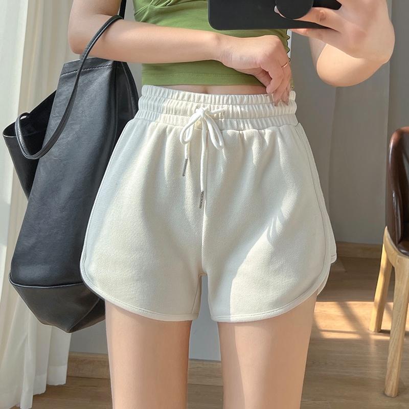Quần đui lưng thun bigsize nữ giá rẻ có dây cột mặc thoải mái BIGSIZE CÔ NHỎ - Q7 - Trắng