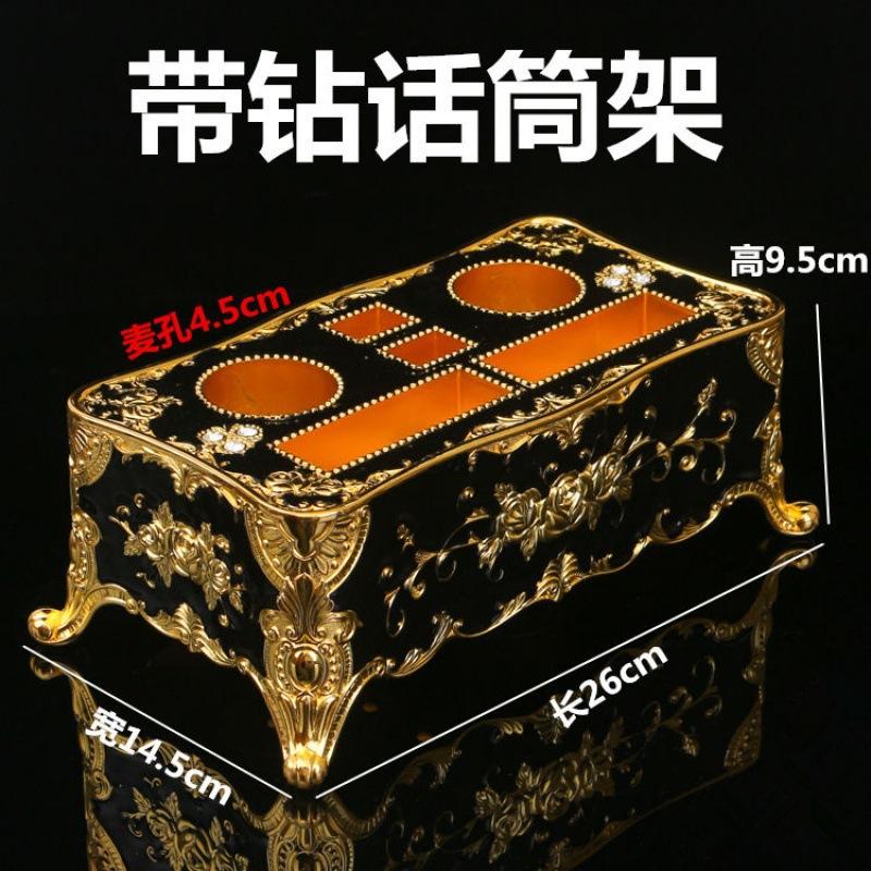 Đảm bảo chất lượng bàn ktv KTV nguồn cung cấp máy tính để bàn trang trí Châu Âu micro kim loại đứng gạt tàn nước sang trọng bán hàng trực tiếp
